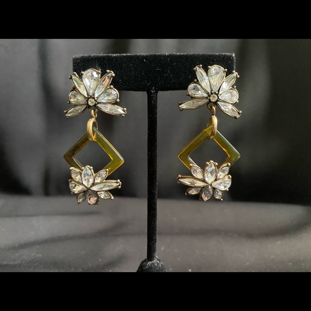 J Crew turtle shell Earrings